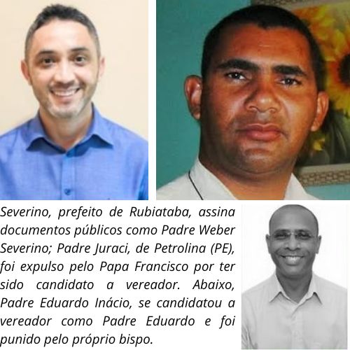​Padres já foram demitidos do estado clerical por se envolverem na política