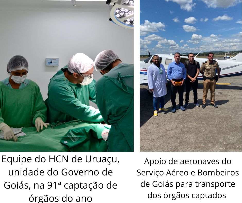 Goiás bate recorde histórico de doadores de órgãos