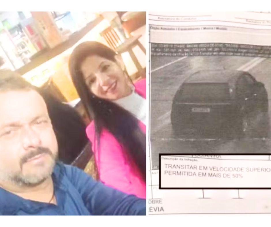 Carro de casal que sumiu quando viajava para missa de 7º dia é flagrado Abadia de Goiás em excesso de velocidade