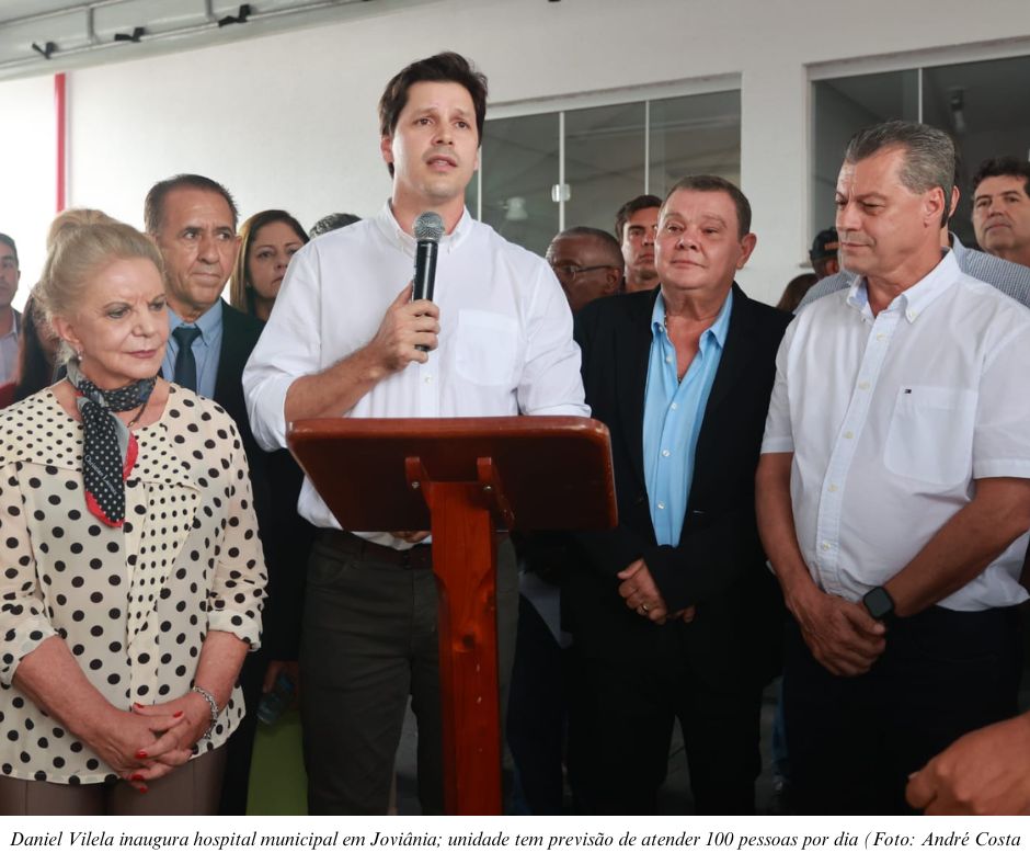 ​Daniel Vilela inaugura hospital na cidade de Joviânia